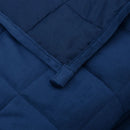 Gewichtsdecke Stoff Blau