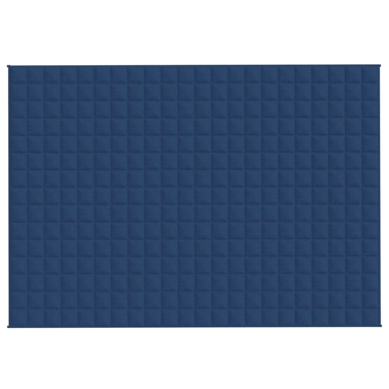 Gewichtsdecke Blau 155x220 cm 7 kg Stoff