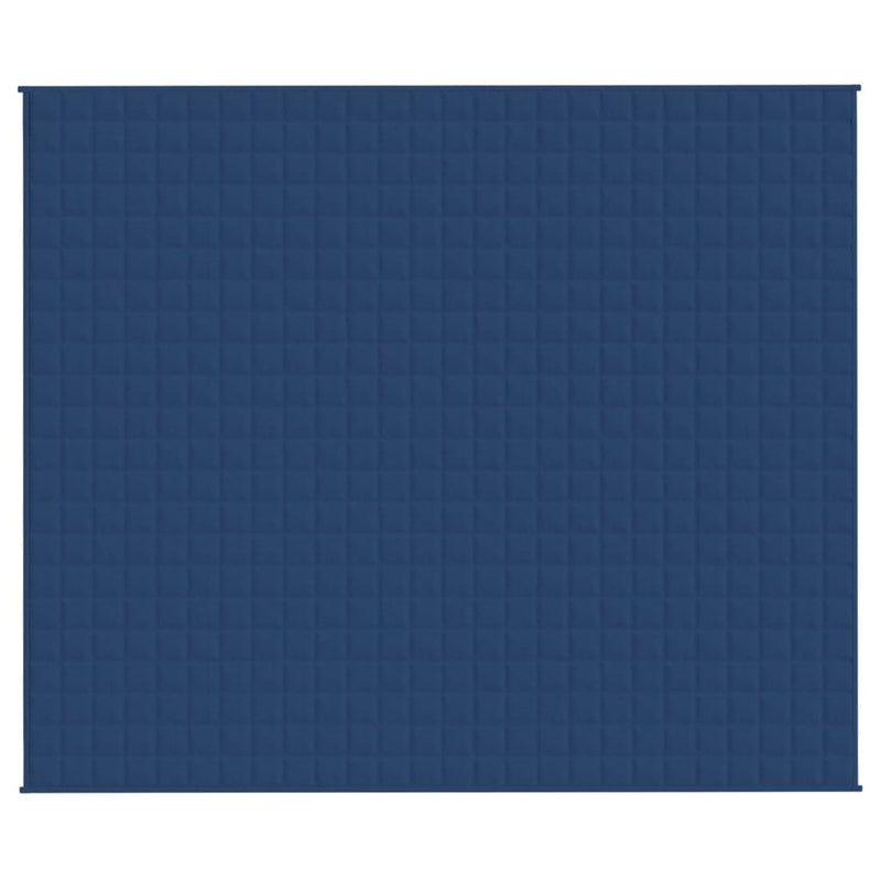 Gewichtsdecke Blau 220x260 cm 11 kg Stoff