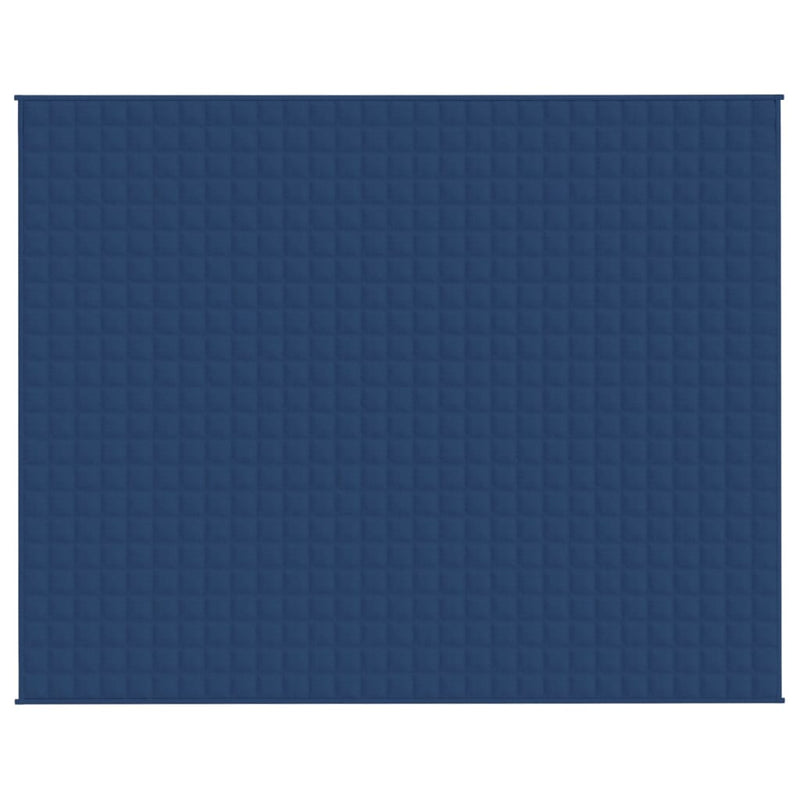 Gewichtsdecke Blau 235x290 cm 11 kg Stoff