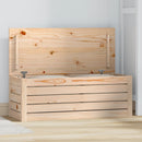Truhe 89X36,5X33 Cm Massivholz Kiefer