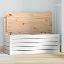 Truhe 89X36,5X33 Cm Massivholz Kiefer