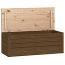 Truhe 89X36,5X33 Cm Massivholz Kiefer
