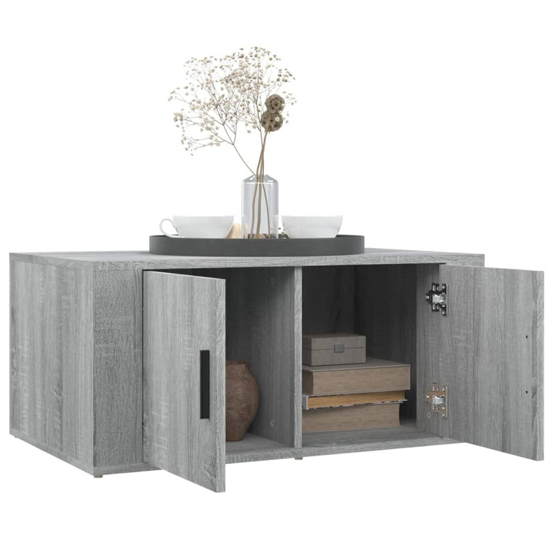 Couchtisch Grau Sonoma 80x50x36 cm Holzwerkstoff