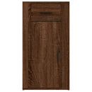 Büroschrank Braun Eichen-Optik 40X49X75 Cm Holzwerkstoff
