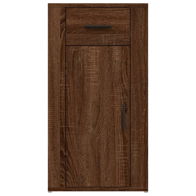 Büroschrank Braun Eichen-Optik 40X49X75 Cm Holzwerkstoff