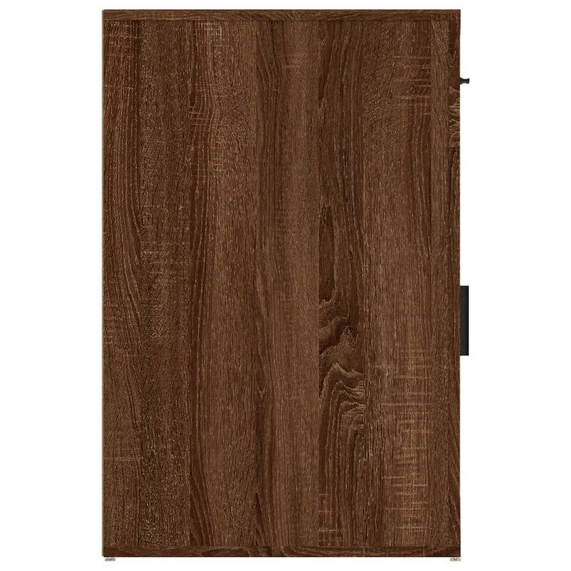 Büroschrank Braun Eichen-Optik 40X49X75 Cm Holzwerkstoff