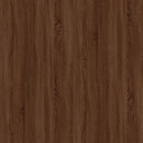 Büroschrank Braun Eichen-Optik 40X49X75 Cm Holzwerkstoff