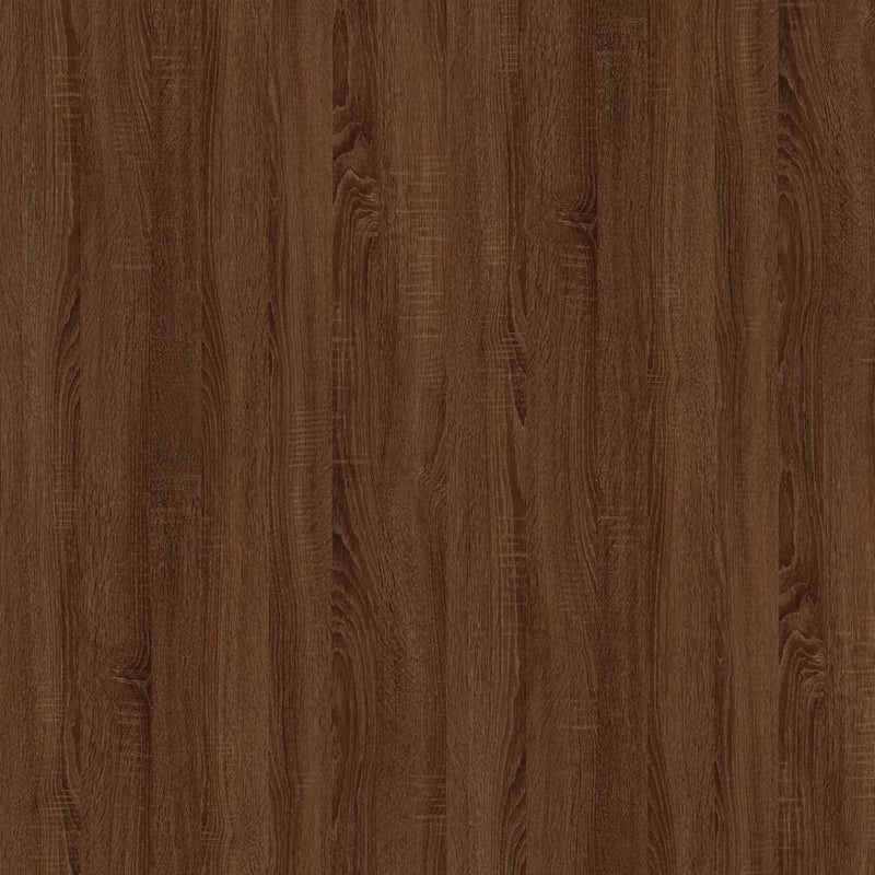 Büroschrank Braun Eichen-Optik 40X49X75 Cm Holzwerkstoff