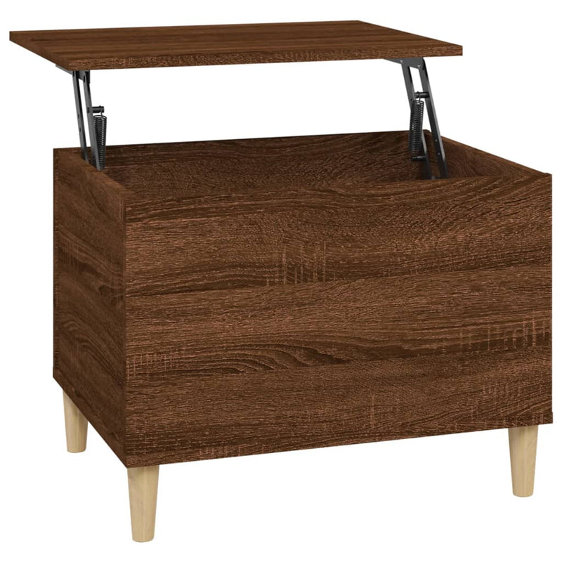 Couchtisch Braun Eichen-Optik 60x44,5x45 cm Holzwerkstoff