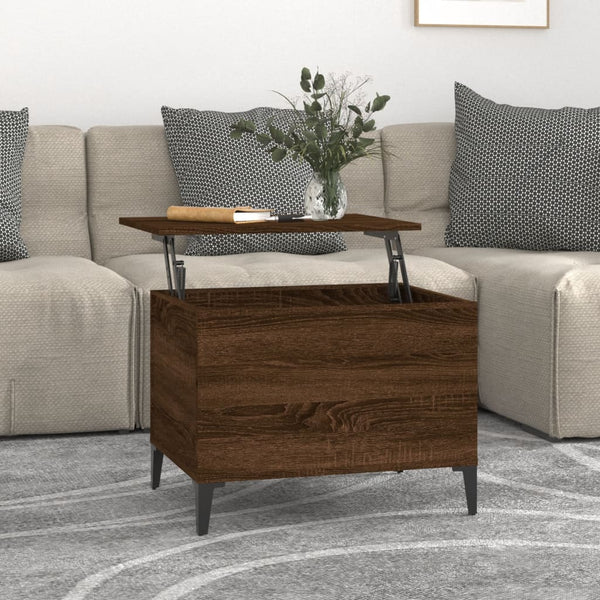 Couchtisch Braun Eichen-Optik 60x44,5x45 cm Holzwerkstoff