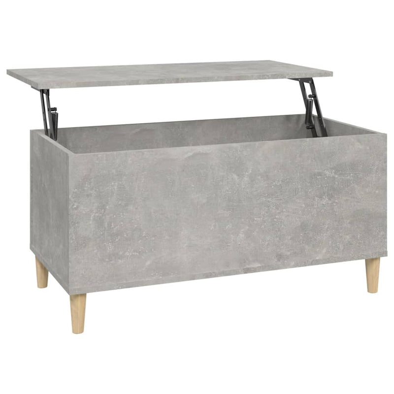 Couchtisch Betongrau 90x44,5x45 cm Holzwerkstoff