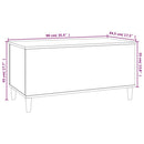 Couchtisch 90X44,5X45 Cm Holzwerkstoff