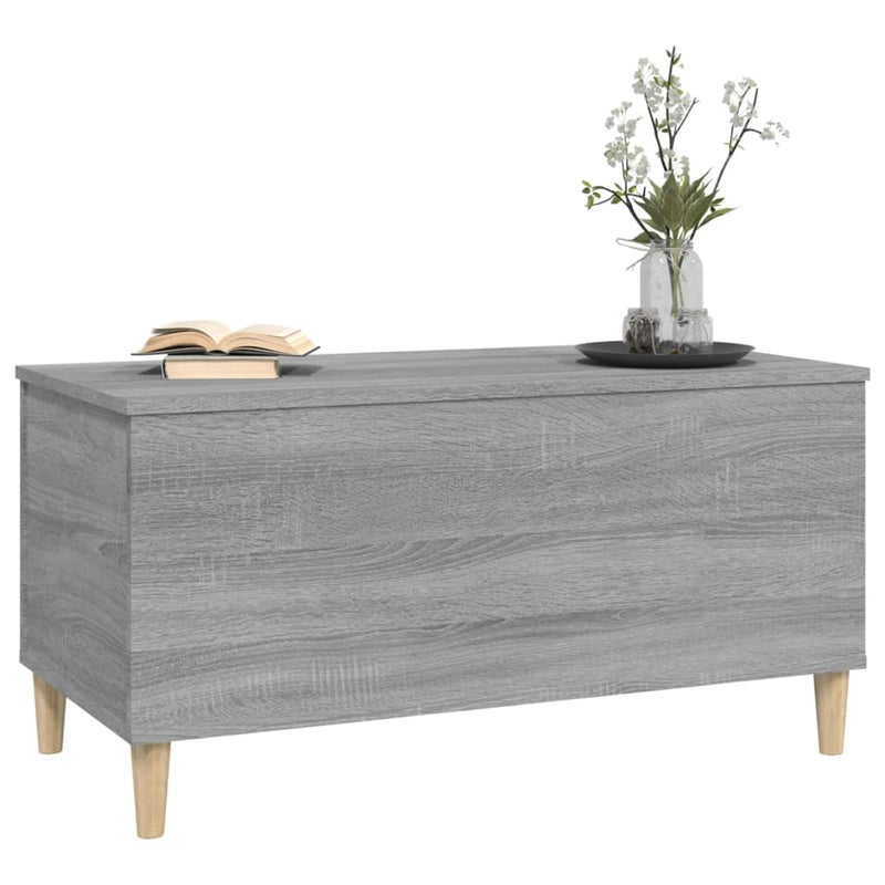 Couchtisch Grau Sonoma 90x44,5x45 cm Holzwerkstoff