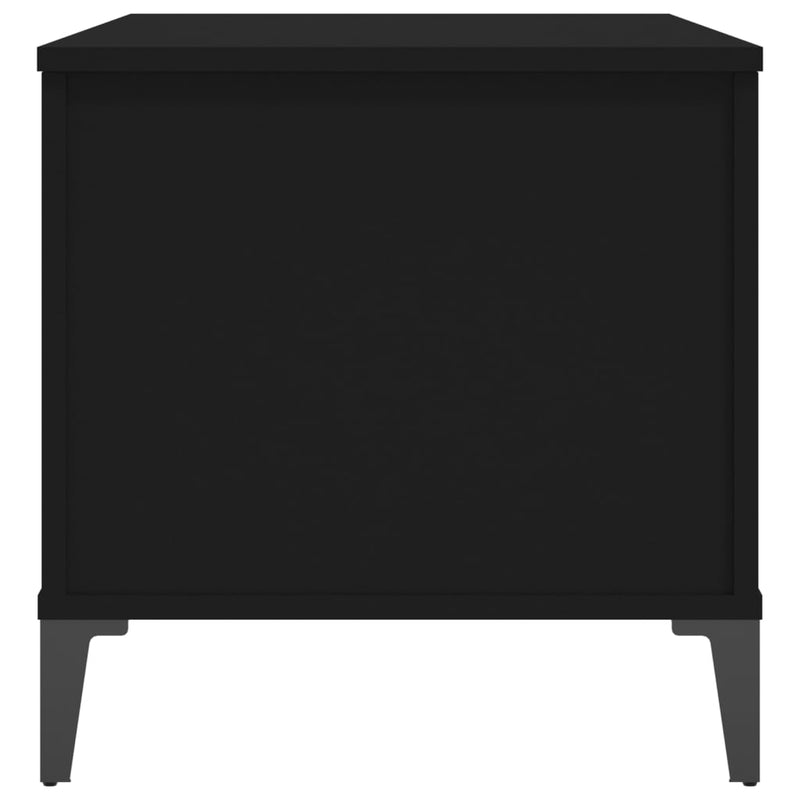 Couchtisch Schwarz 90x44,5x45 cm Holzwerkstoff