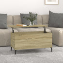 Couchtisch Braun Eichen-Optik 60X44,5X45 Cm Holzwerkstoff