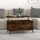 Couchtisch Braun Eichen-Optik 60X44,5X45 Cm Holzwerkstoff