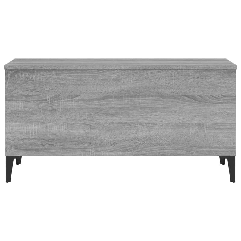 Couchtisch Grau Sonoma 90x44,5x45 cm Holzwerkstoff