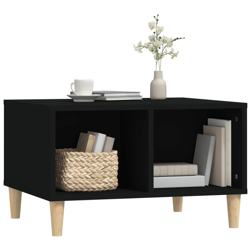 Couchtisch Schwarz 60x50x36,5 cm Holzwerkstoff