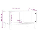 Couchtisch 60X50X36,5 Cm Holzwerkstoff