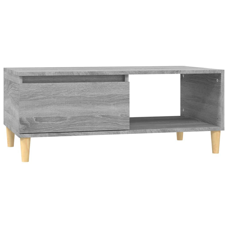 Couchtisch Grau Sonoma 90x50x36,5 cm Holzwerkstoff