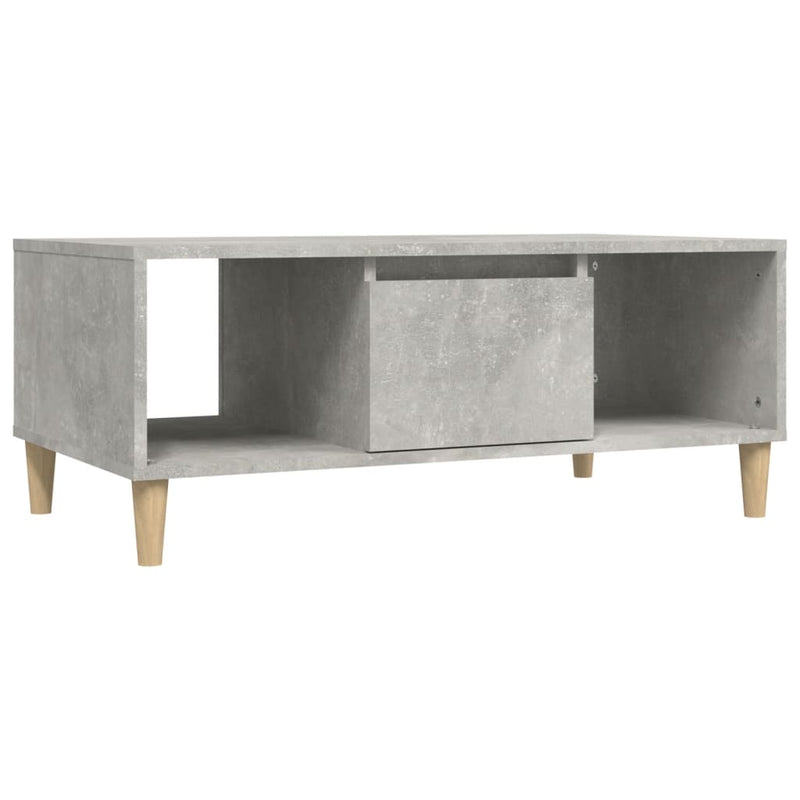 Couchtisch Betongrau 90x50x36,5 cm Holzwerkstoff