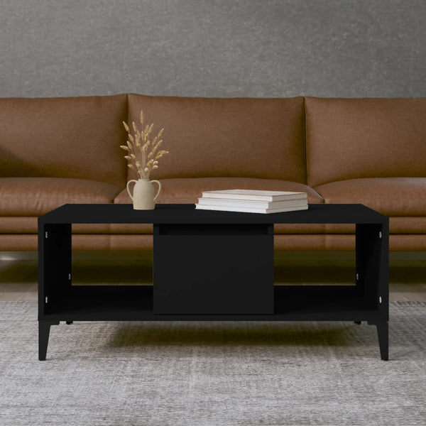 Couchtisch Schwarz 90x50x36,5 cm Holzwerkstoff