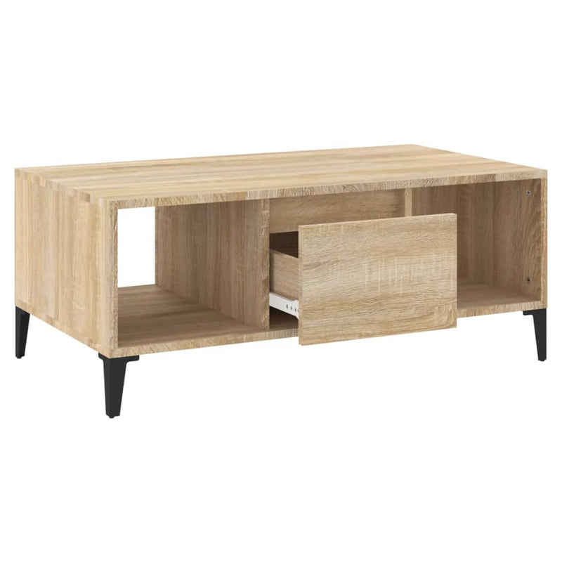 Couchtisch Sonoma-Eiche 90x50x36,5 cm Holzwerkstoff