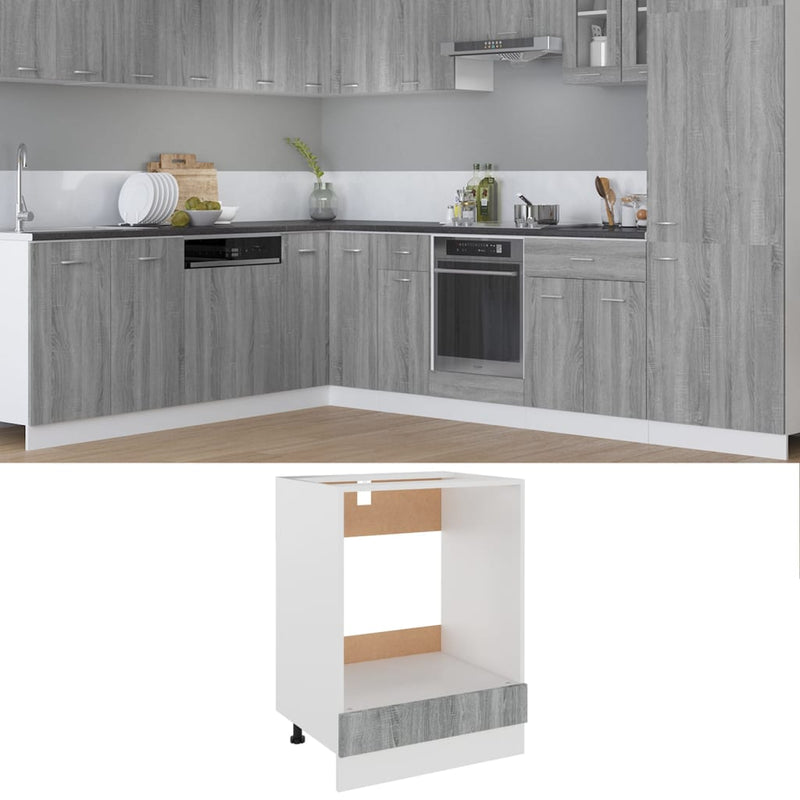 Hängeschrank 20X29,5X60 Cm Holzwerkstoff Grau Sonoma