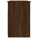 Schreibtisch Mit Schubladen Braun Eichen-Optik 102X50X76 Cm