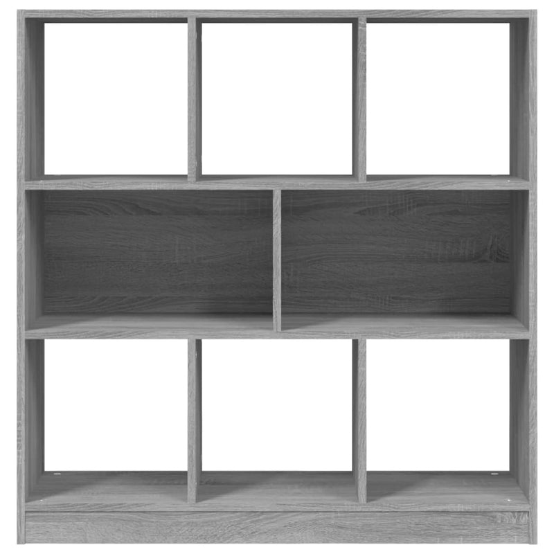 Bücherregal Grau Sonoma 97,5x29,5x100 cm Holzwerkstoff