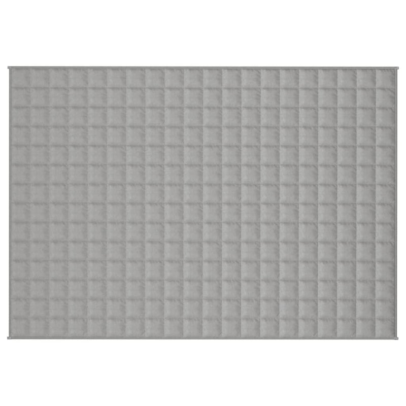 Gewichtsdecke Grau 135x200 cm 10 kg Stoff