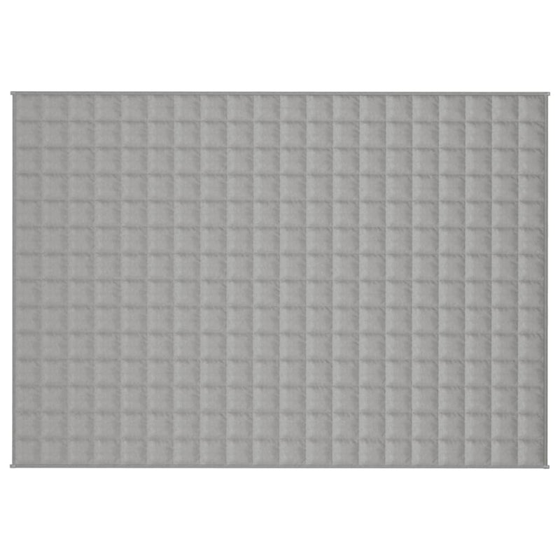 Gewichtsdecke Grau 140x200 cm 10 kg Stoff