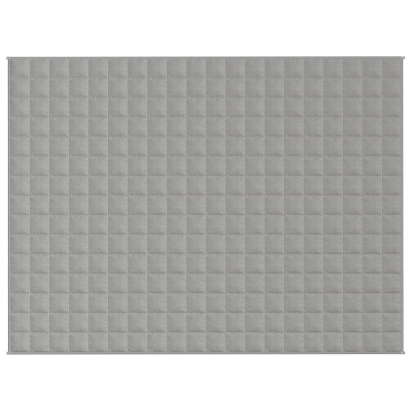 Gewichtsdecke Grau 152x203 cm 11 kg Stoff