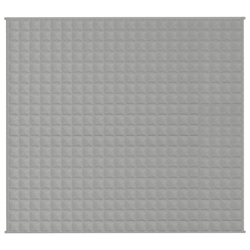 Gewichtsdecke Grau 200x220 cm 9 kg Stoff