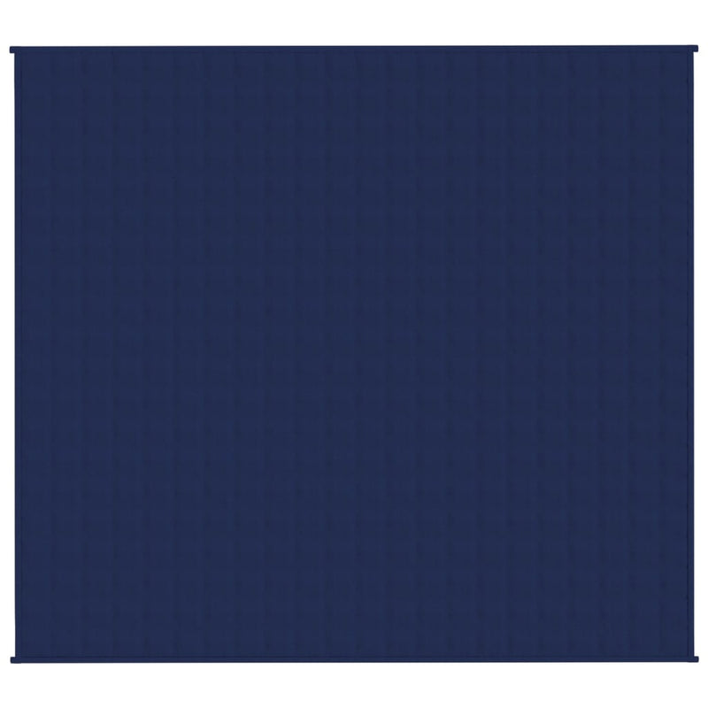 Gewichtsdecke Blau 200x230 cm 9 kg Stoff