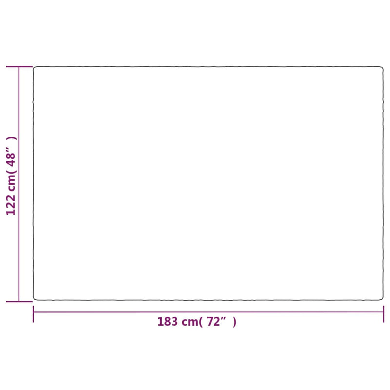 Gewichtsdecke mit Bezug Grau 122x183 cm 5 kg Stoff