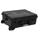 Flugkoffer Mit Rollen Schwarz 63X50X23 Cm Pp