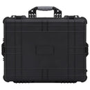 Flugkoffer Mit Rollen Schwarz 63X50X23 Cm Pp