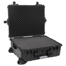 Flugkoffer Mit Rollen Schwarz 63X50X23 Cm Pp