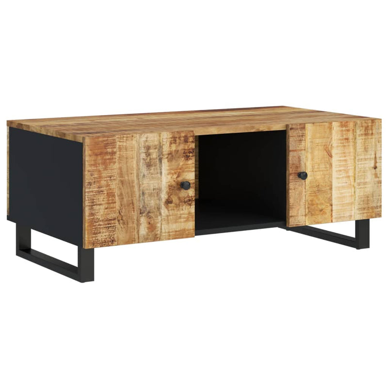 Couchtisch 100x54x40 cm Massivholz Mango & Holzwerkstoff