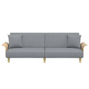 Schlafsofa Mit Armlehnen Stoff