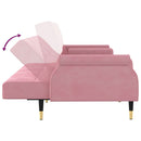 Schlafsofa Mit Kissen Samt