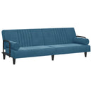 Schlafsofa Mit Armlehnen Samt