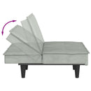 Schlafsofa Mit Getränkehaltern Samt