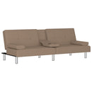 Schlafsofa Mit Getränkehaltern Kunstleder