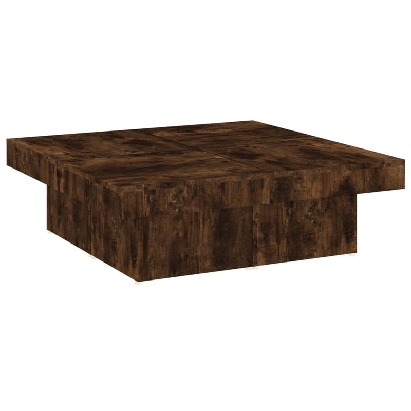 Couchtisch Räuchereiche 90x90x28 cm Holzwerkstoff