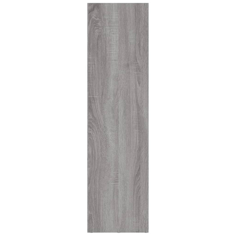 Bücherschrank/TV-Schrank Grau Sonoma 36x30x114 cm Holzwerkstoff