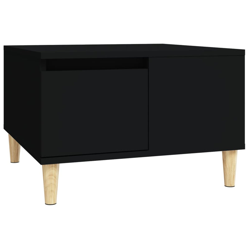 Couchtisch Schwarz 55x55x36,5 cm Holzwerkstoff