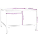 Couchtisch Sonoma-Eiche 55X55X36,5 Cm Holzwerkstoff